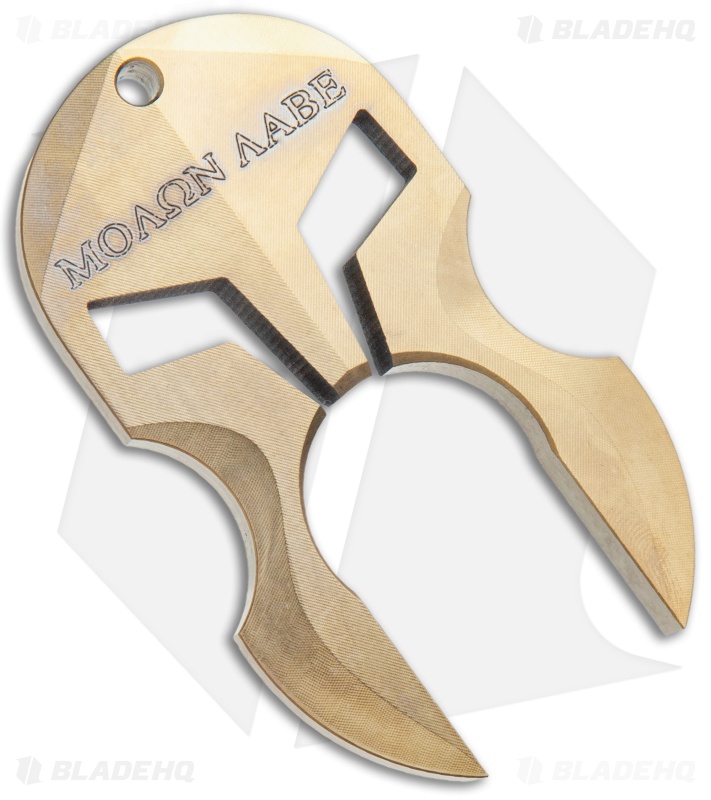 Andre de Villiers AdV Tactical Spartan Bottle Opener Knuck - Gold Titanium