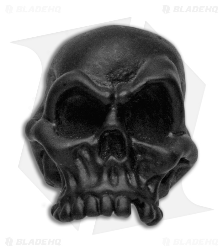 Andre de Villiers AdV Half Skull Bead - Black Brass