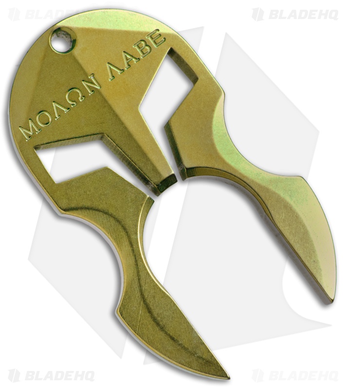 Andre de Villiers AdV Tactical Spartan Knuck - Gold Titanium