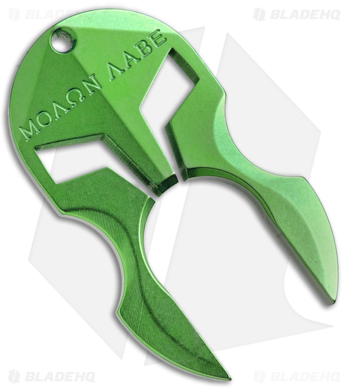 Andre de Villiers AdV Tactical Spartan Knuck - Green Titanium