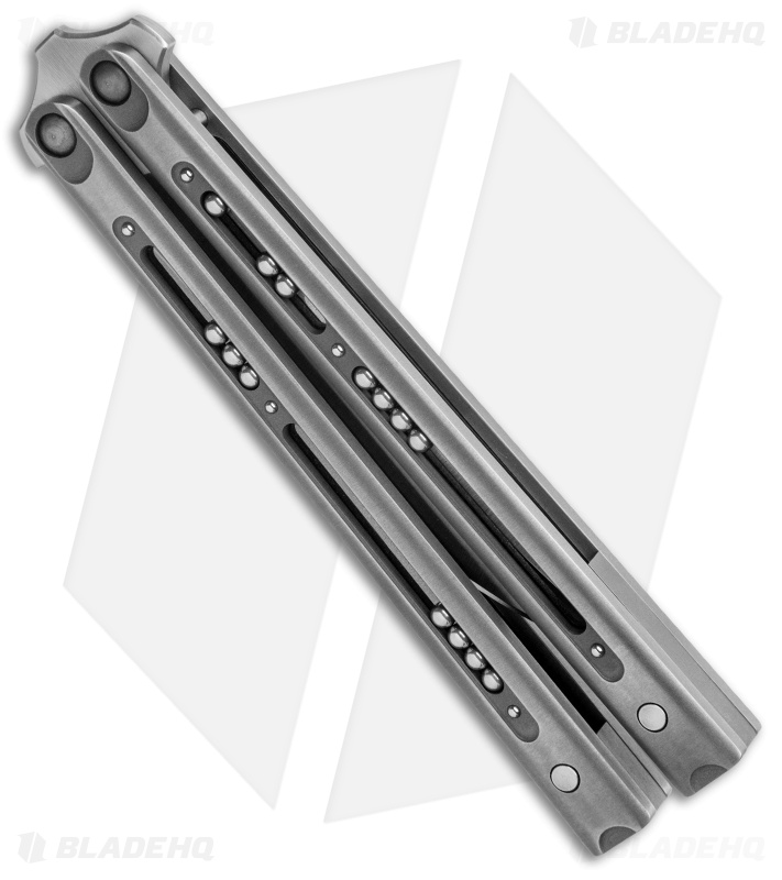 Biegler Bladeworks Custom Balisong Corsair FreeBalls Titanium (4.3" Satin)