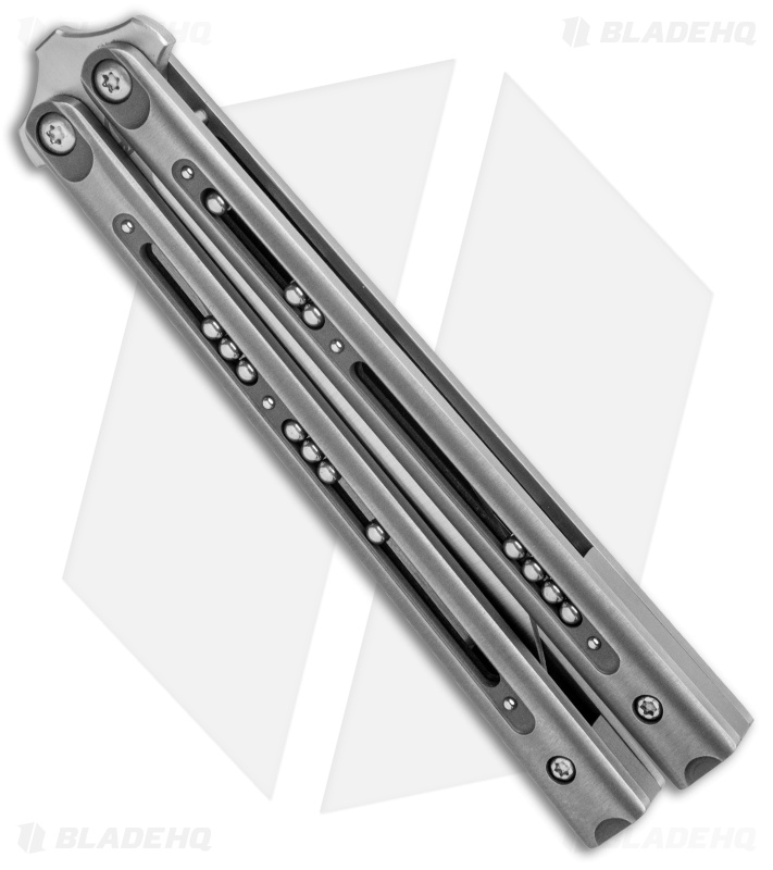Biegler Bladeworks Custom Balisong Corsair FreeBalls Titanium (4.3" Satin)