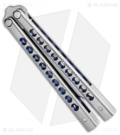 Biegler Bladeworks Custom Kuma Gen4 Balisong Handground 9 Hole Ano. (4" SW)