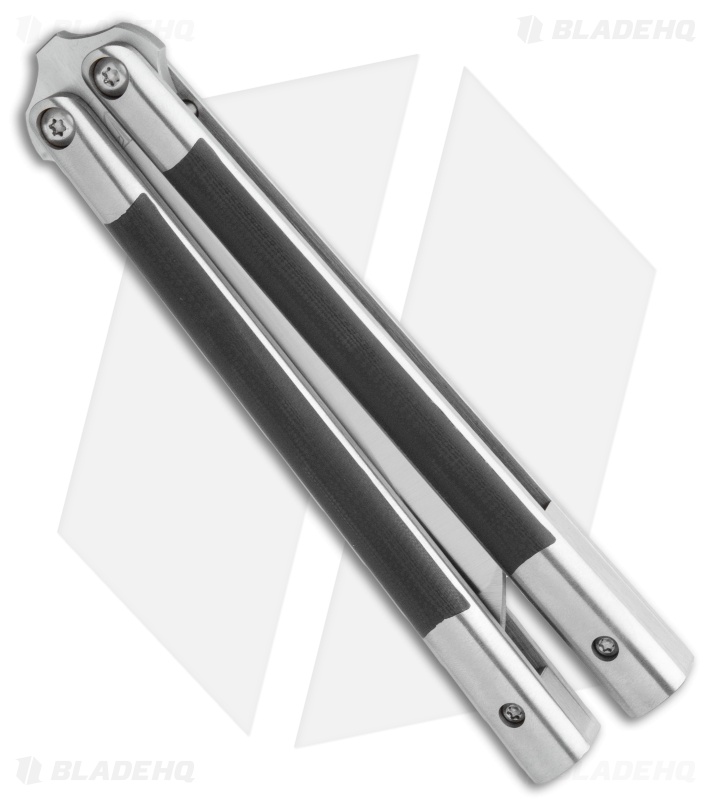 Biegler Bladeworks Custom Kuma Gen4 Balisong Hand Ground G-10/Titanium (4" SW)