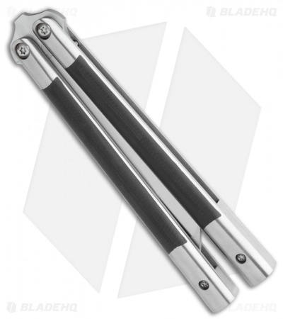 Biegler Bladeworks Custom Kuma Gen4 Balisong Hand Ground G-10/Titanium (4" SW)
