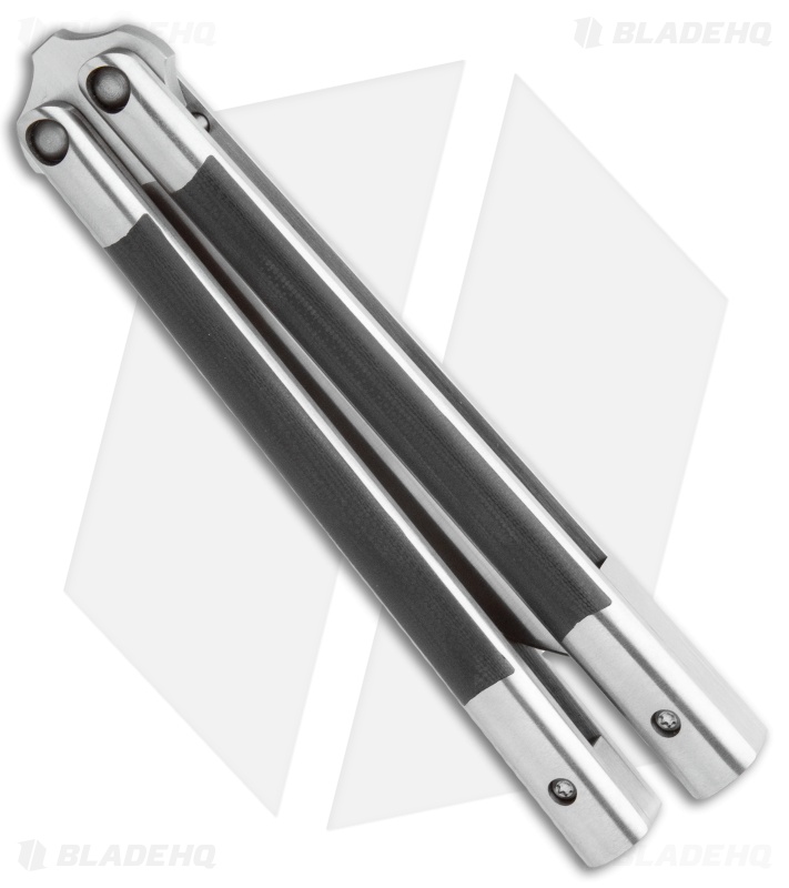 Biegler Bladeworks Custom Kuma Gen4 Balisong Hand Ground G-10/Titanium (4" SW)