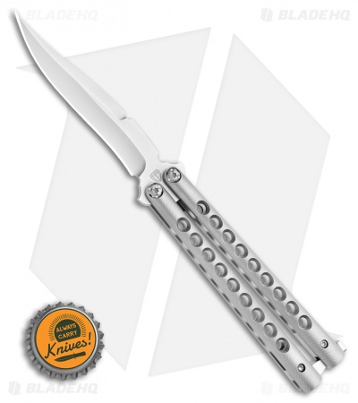 Biegler Bladeworks Custom Stinkfinger Gen4 Balisong Titanium 9 Hole (4.3" SW)