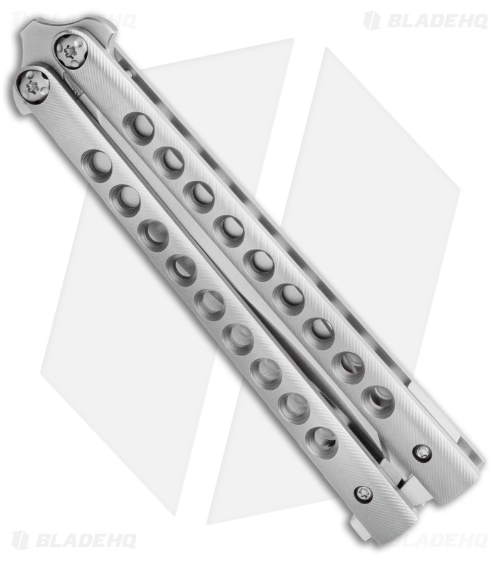 Biegler Bladeworks Custom Stinkfinger Gen4 Balisong Titanium 9 Hole (4.3" SW)