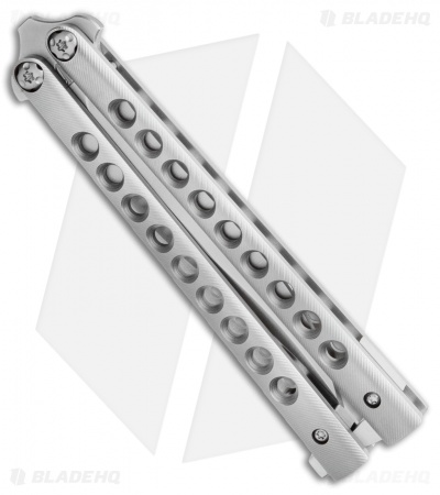 Biegler Bladeworks Custom Stinkfinger Gen4 Balisong Titanium 9 Hole (4.3" SW)