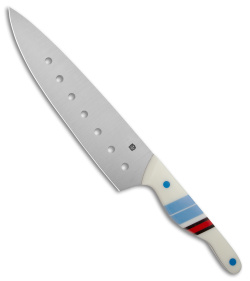 Blue Collar Blades Outlaw Chef Knife Segment Resin (8" Satin AEB-L)