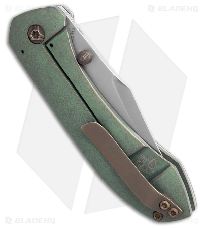 Boatright Bladeworks Custom Cove Frame Lock Knife Micarta/Titanium (3.3" Satin)
