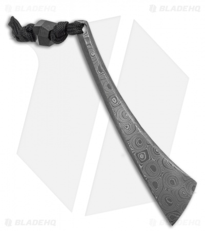 TuffKnives Geoff Blauvelt Custom 4" Kiridashi Knife Nichols Damascus 