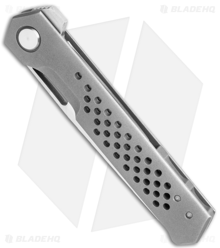 TuffKnives Geoff Blauvelt Custom Oddity One Off Flipper Knife Ti. (3.5" Satin)