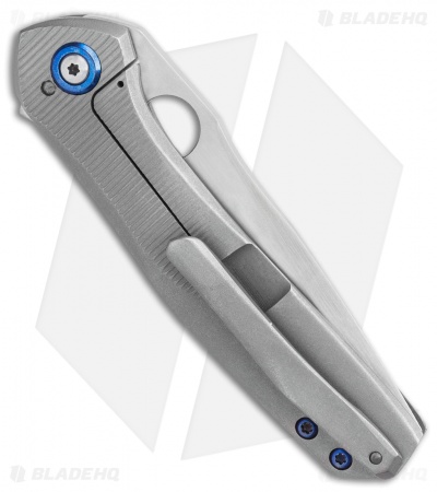  TuffKnives Geoff Blauvelt Custom Prospect Horizon Knife Titanium (3.5" Nitro-V)