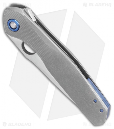 TuffKnives Geoff Blauvelt Custom Prospect Horizon Knife Titanium (3.5" Nitro-V)