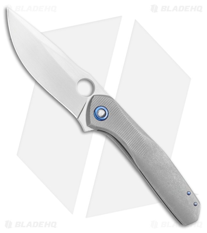  TuffKnives Geoff Blauvelt Custom Prospect Horizon Knife Titanium (3.5" Nitro-V)