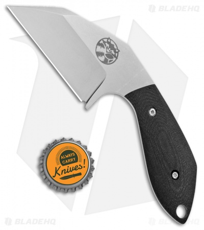 Aaron Frederick/Trash Panda Knives F-Off Fixed Blade Black G-10 (3.1" SW)
