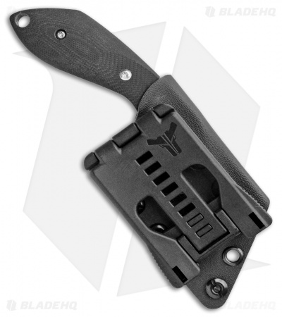 Aaron Frederick/Trash Panda Knives F-Off Fixed Blade Black G-10 (3.1" SW)