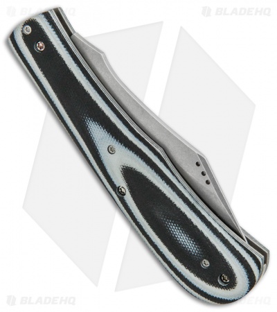 Aaron Frederick / Trash Panda Knives Kit Slip Joint Black/Gray G-10 (3.5" SW)