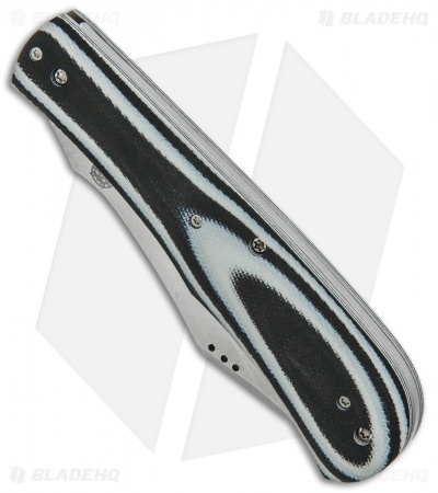 Aaron Frederick / Trash Panda Knives Kit Slip Joint Black/Gray G-10 (3.5" SW)