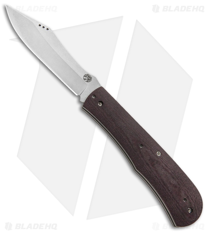 Aaron Frederick / Trash Panda Knives Kit Slip Joint Red Canvas Micarta (3.5" SW)