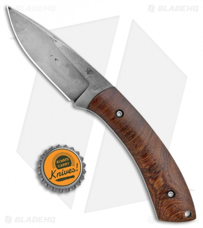 Aaron Frederick Work Horse Fixed Blade Knife Brazilian Walnut (3.375" 1095)