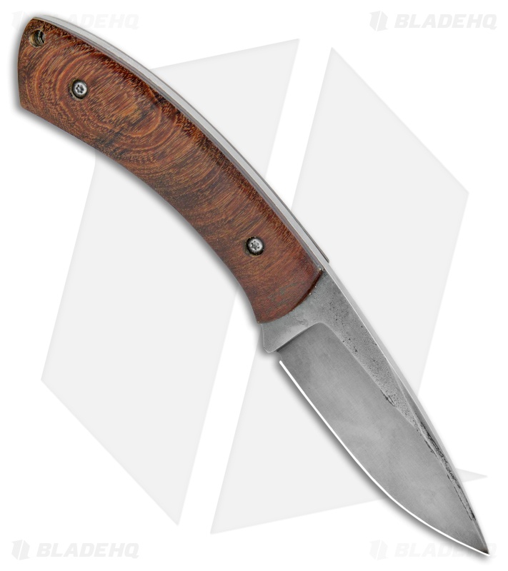 Aaron Frederick Work Horse Fixed Blade Knife Brazilian Walnut (3.375" 1095)