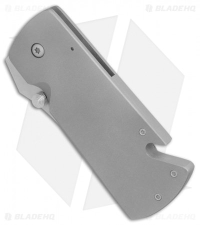 Aaron Fredrick Custom Money Clip Frame Lock Knife Titanium (2.75" Stonewash)