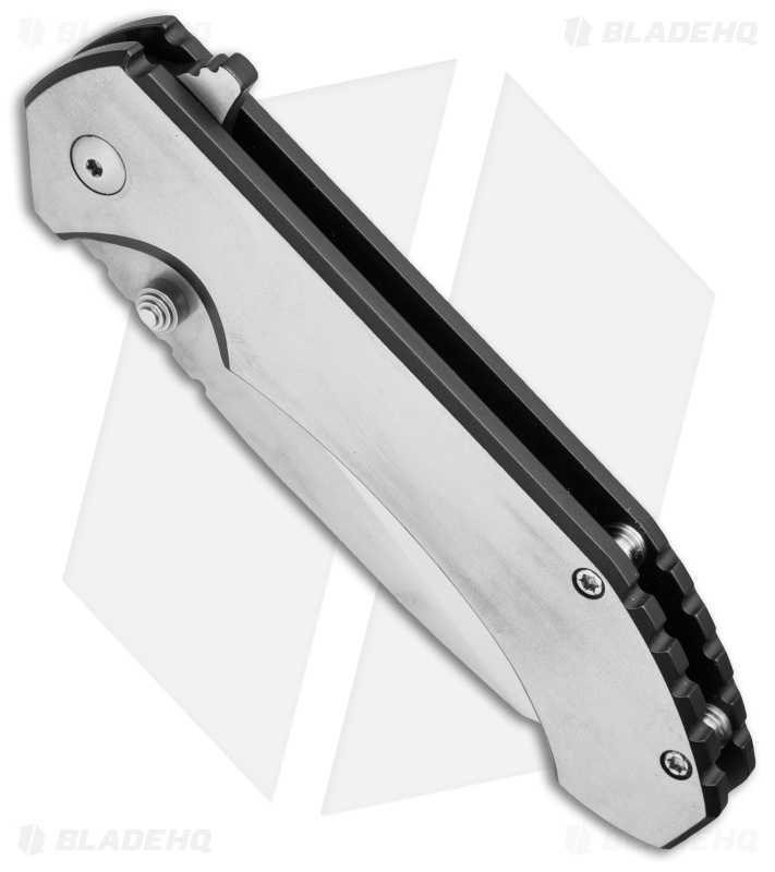 Aegis Knife Works Hoplite Midtech Flipper Ti (Bi-Tone Graphite Black & Satin) 