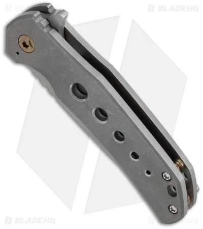 Aegis Knife Works Mini Xiphos Frame Lock Flipper Titanium (3" Stonewash)