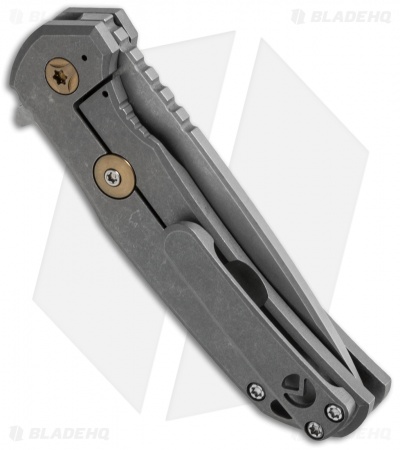 Aegis Knife Works Mini Xiphos Frame Lock Flipper Titanium (3" Stonewash)