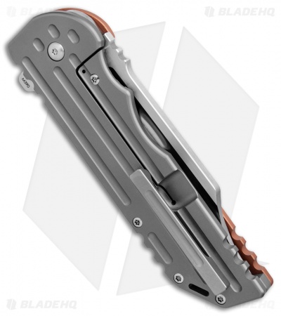 Alphahunter Tactical Copper Head War Bowie Copper/Ti (3.8" Satin)