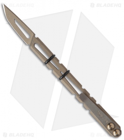 Amsler Knives Hurricane Razor 2.0 Knife Cerakote (1.375" Bronze)