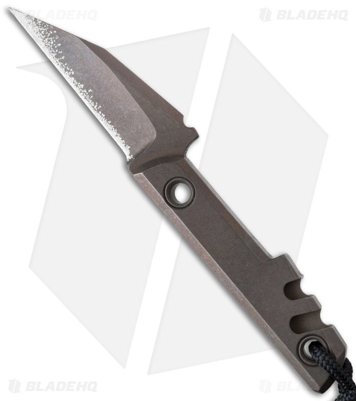 Amsler Knives Mini Slik Pikal Knife Titanium (2" Bronze)
