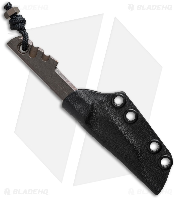 Amsler Knives Mini Slik Pikal Knife Titanium (2" Bronze)