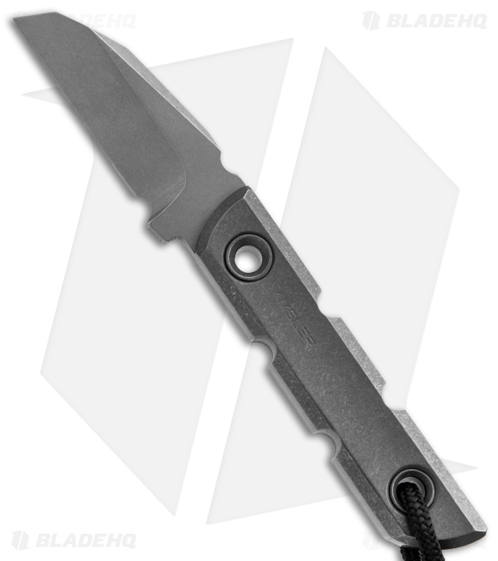 Amsler Knives VAL S35VN Steel Custom Neck Knife (1.875" Plain)