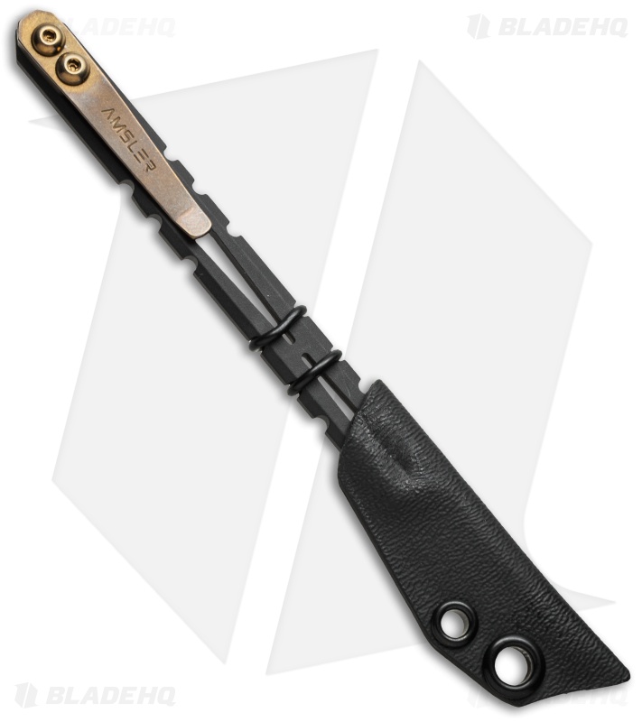 Amsler Knives Hurricane Razor 2.0 Knife Cerakote (1.375" Black)