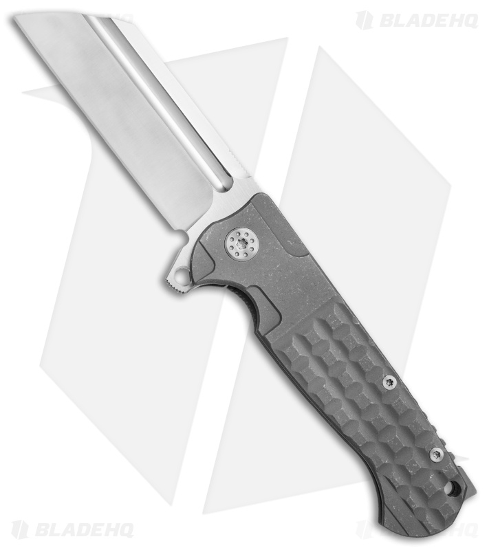 Andre de Villiers Classic Butcher Flipper Knife BB Knurled (4" Satin) AdV