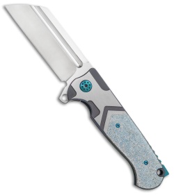 Andre de Villiers Classic Butcher Flipper Knife Holographic (4" Satin) AdV 