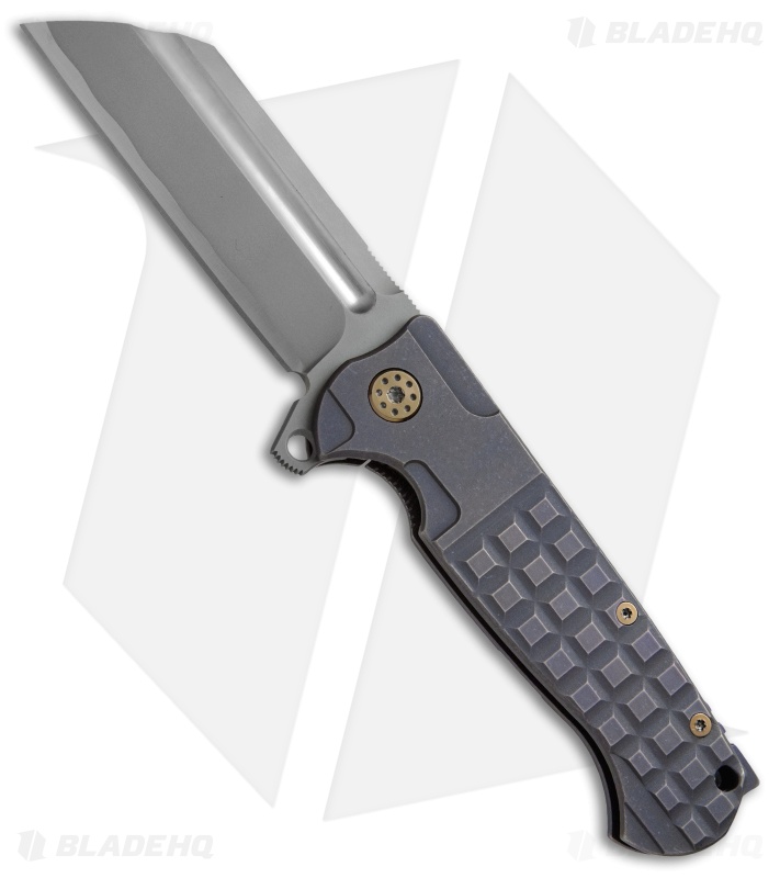 Andre de Villiers Classic Butcher Knife Purple Knurled (4" BB Hamon) AdV