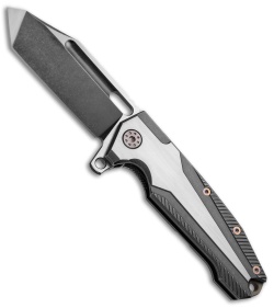 Andre de Villiers Mid-Tech Beast Flipper Knife Black/Bronze (3.75" Two-Tone) AdV