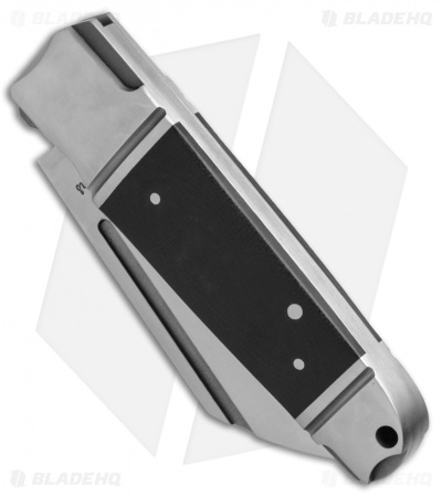 Andre de Villiers Pocket Butcher Slip Joint Knife Black G-10 (2.9" Satin) AdV