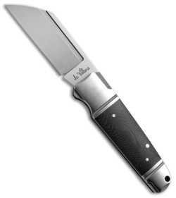 Andre de Villiers Pocket Butcher Slip Joint Knife Black G-10 (2.9" Satin) AdV