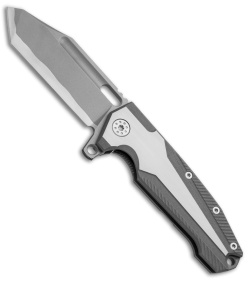 Andre de Villiers Mid-Tech Beast Flipper Knife (3.75" Bead Blast Hamon) AdV