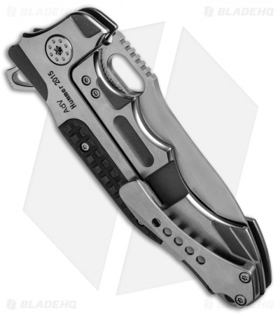 Andre de Villiers Hummer Flipper Knife Titanium/Carbon Fiber (4.25" Satin)