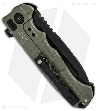 Andre de Villiers Pathfinder Gen. 2 Knife OD Green Cerakote (3.75" Black) AdV