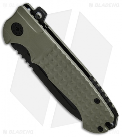 Andre de Villiers Pathfinder Gen. 2 Knife OD Green Cerakote (3.75" Black) AdV