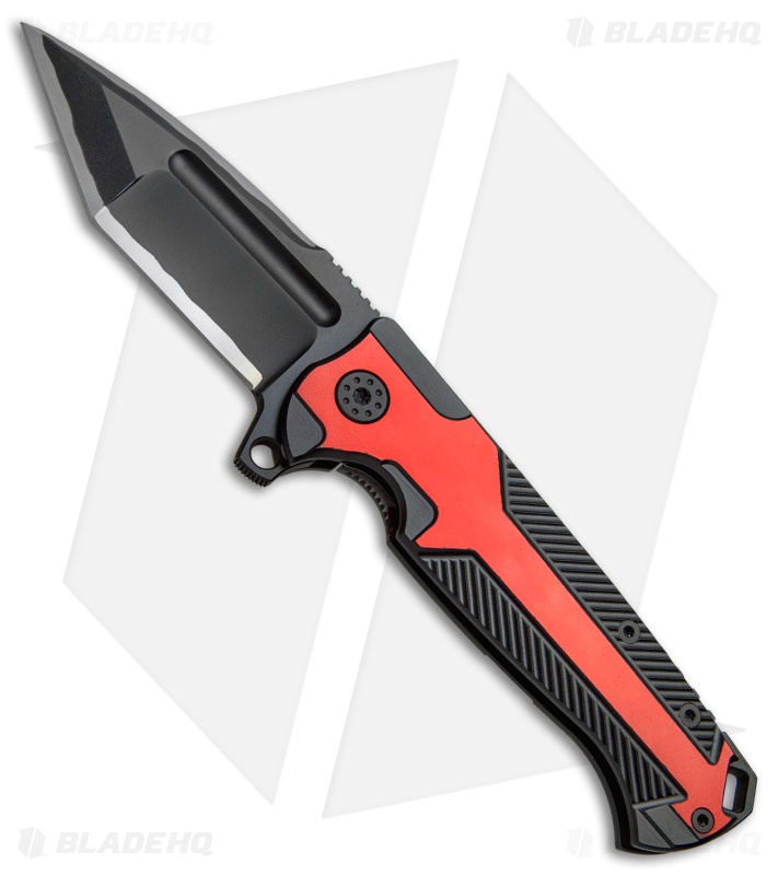 Andre de Villiers Ronin Flipper Knife DP Cerakote (3.875" Black Hamon) AdV
