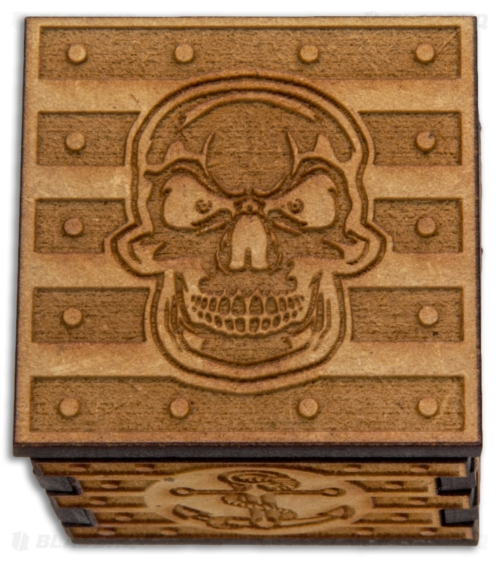 Andre de Villiers AdV Large Skull Bead - Brass