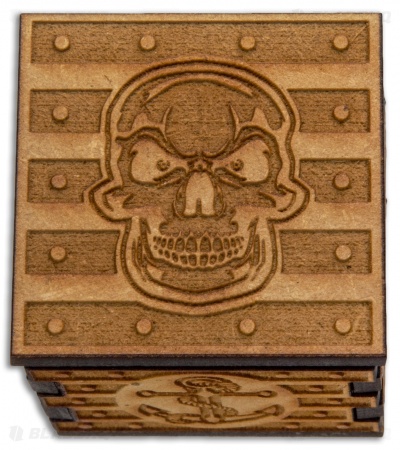 Andre de Villiers AdV Large Skull Bead - Brass